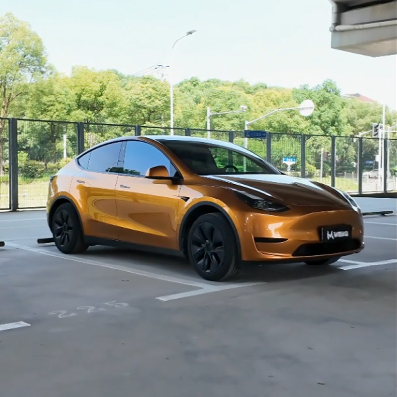 TPU color naranja soleado metálico PPF