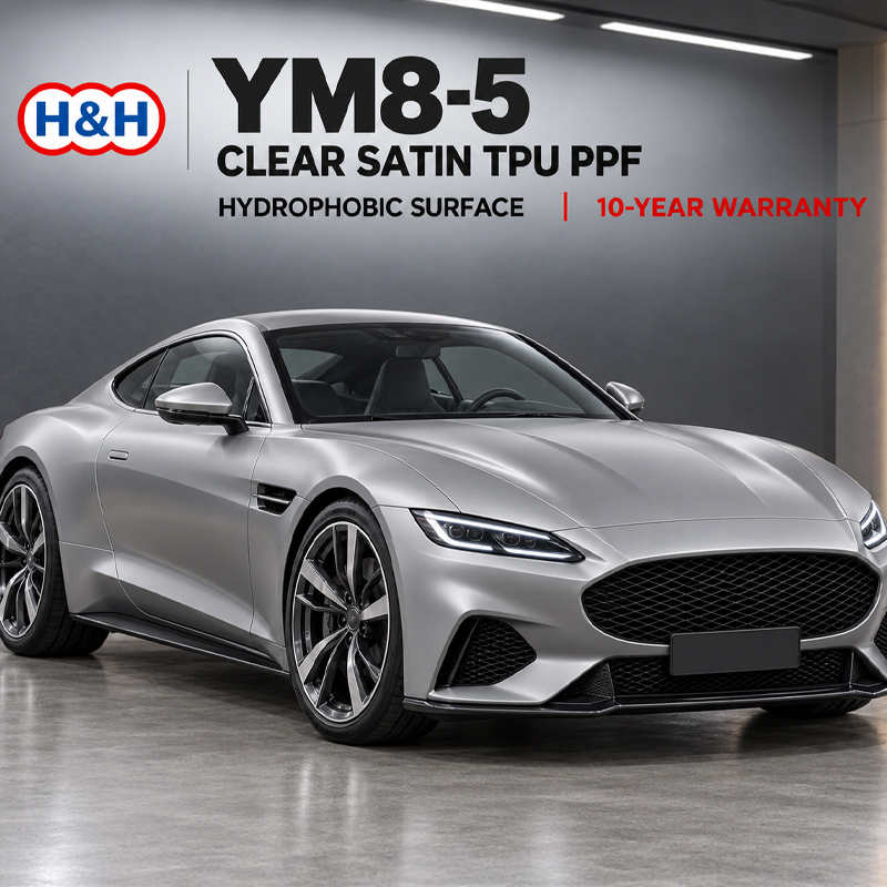 YM8-5 PPF de TPU satinado transparente